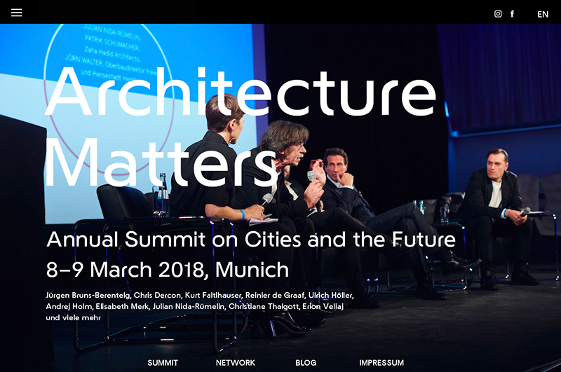 Architecture Matters website 2018